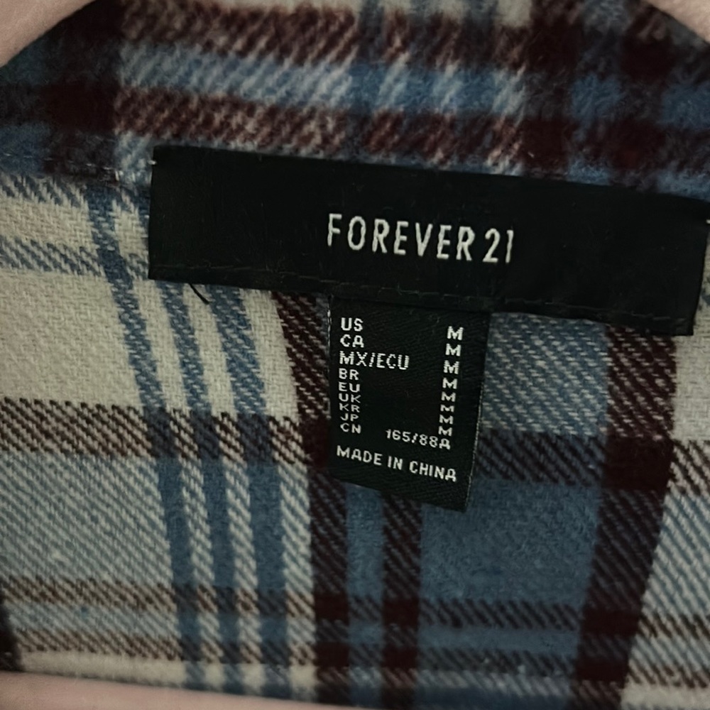 Forever 21 plaid jacket